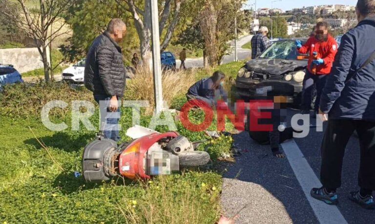 Ηράκλειο: Σοβαρό τροχαίο με τραυματίες