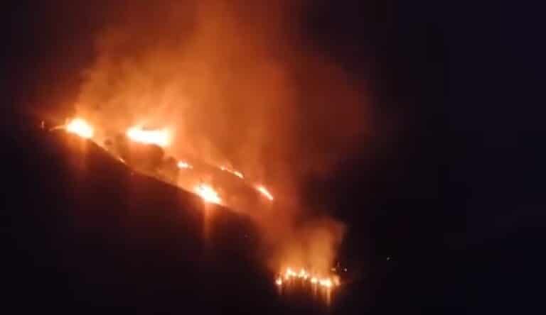 Φωτιά στην Αράχοβα Μεσσηνίας – Επιχειρούν 29 πυροσβέστες (βίντεο)