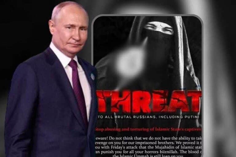 «Ιερός πόλεμος» Πούτιν – ISIS: Αφίσα απειλεί με σφαγή του Ρώσους!