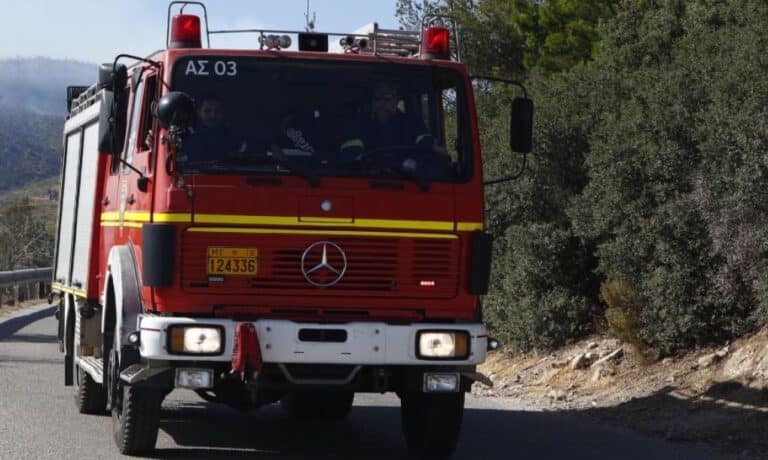 Ηράκλειο: Διάσπαρτες εστίες στην πυρκαγιά στο Γεράκι – Παραμένουν οι πυροσβεστικές δυνάμεις