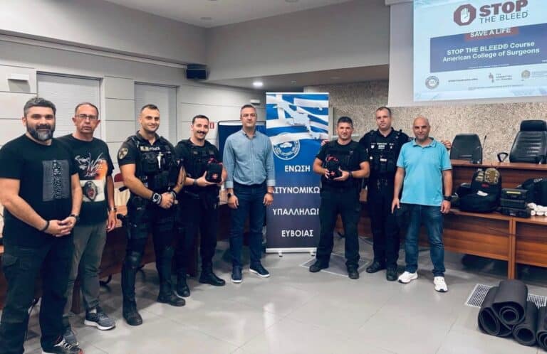 Η Ένωση Αστυνομικών Εύβοιας διοργάνωσε σεμινάριο με θέμα «Stop The Bleed»