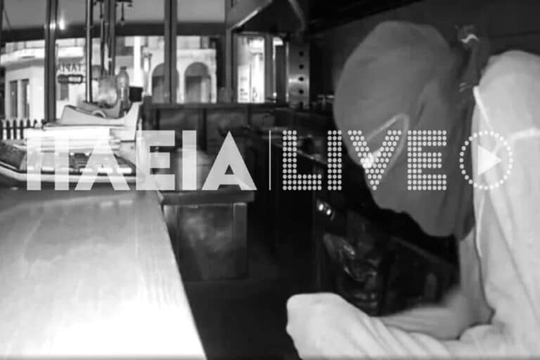 Πύργος: Διαρρήκτης «μπούκαρε» σε ψητοπωλείο και έφυγε με την ταμειακή (βίντεο)