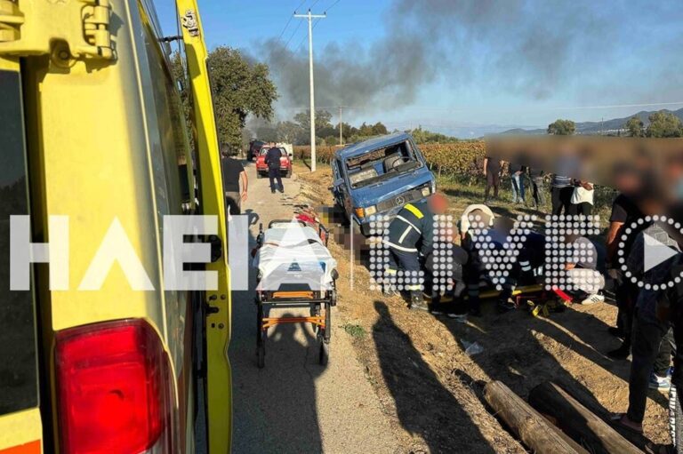 Τραγωδία στην Αχαΐα: Δύο εργάτες νεκροί και τέσσερις τραυματίες μετά από ανατροπή τρακτέρ!