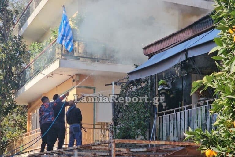 Φωτιά σε σπίτι στη Λαμία – Συναγερμός στην Πυροσβεστική!