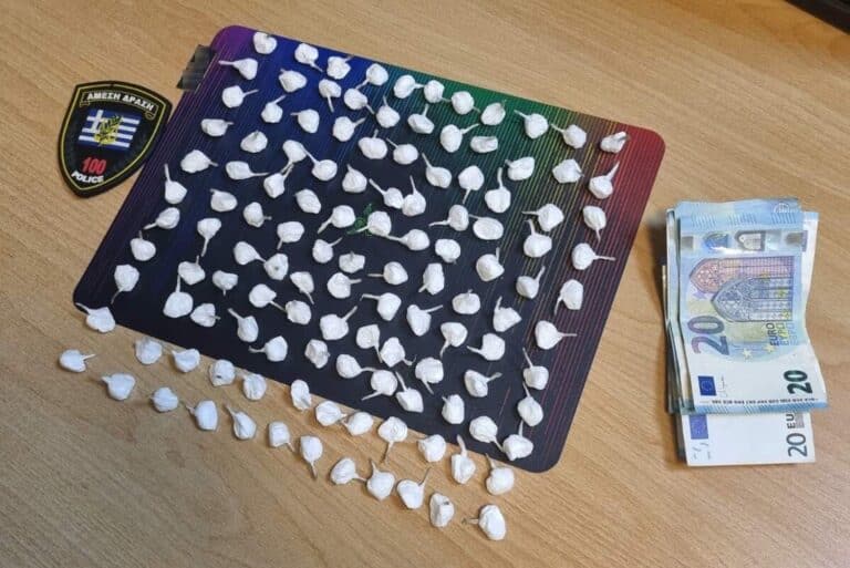 Η ΕΛ.ΑΣ. συνέλαβε 39χρονο στον Κολωνό – Κατασχέθηκαν 100 γραμμάρια κοκαΐνης!