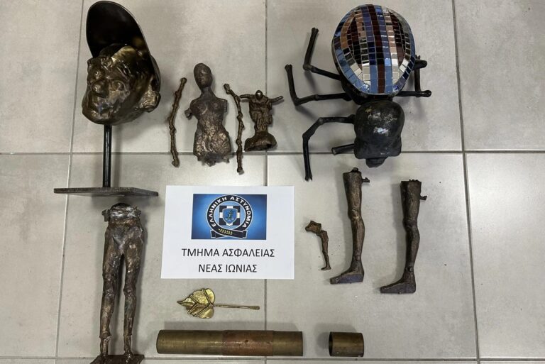 Νέα Ιωνία: Δυο συλλήψεις για κλοπές έργων τέχνης από εργαστήριο γλυπτικής! (εικόνα)