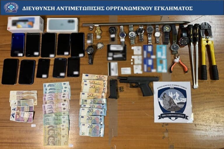 Βίντεο από το «ξεδόντιασμα» της τουρκικής μαφίας στην Ελλάδα – Τα ευρήματα της ΕΛ.ΑΣ. και οι οκτώ συλλήψεις