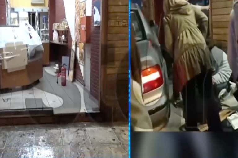 Χαλάνδρι: Αμάξι έπεσε σε στάση λεωφορείου και διαπέρασε τζαμαρία καταστήματος – Μία τραυματίας! (βίντεο)