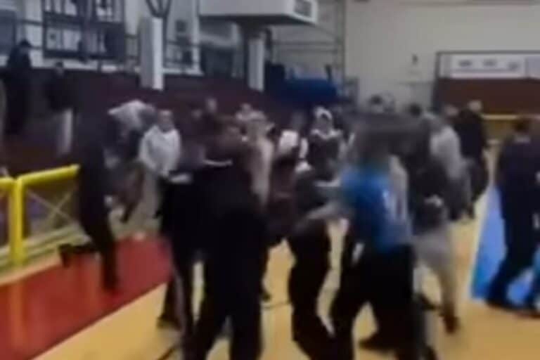 Ηράκλειο: Βίντεο από τα επεισόδια σε αγώνα σχολικού πρωταθλήματος μπάσκετ