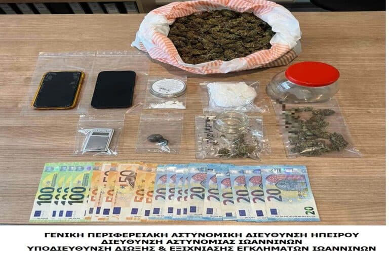 Ιωάννινα: Συνελήφθησαν δύο Ελληνίδες για ναρκωτικά