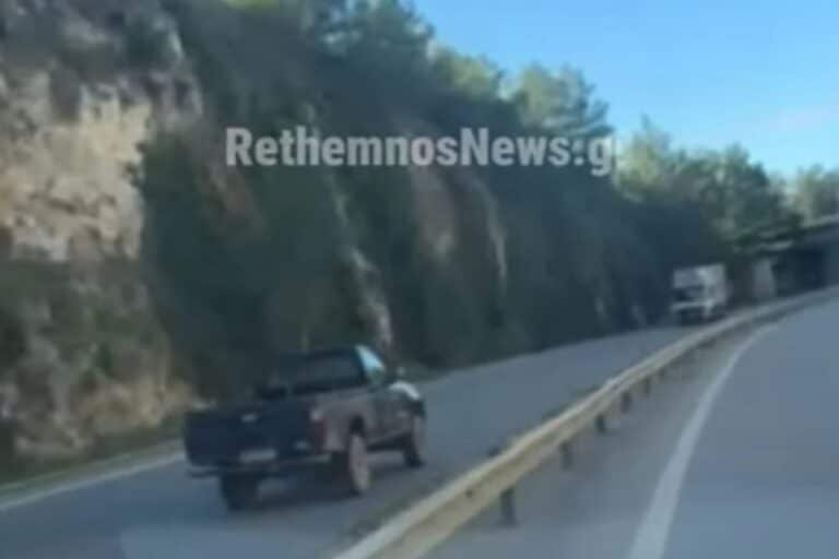 Ρέθυμνο: Μεθυσμένος 55χρονος οδηγούσε με μεγάλη ταχύτητα στο αντίθετο ρεύμα (βίντεο)