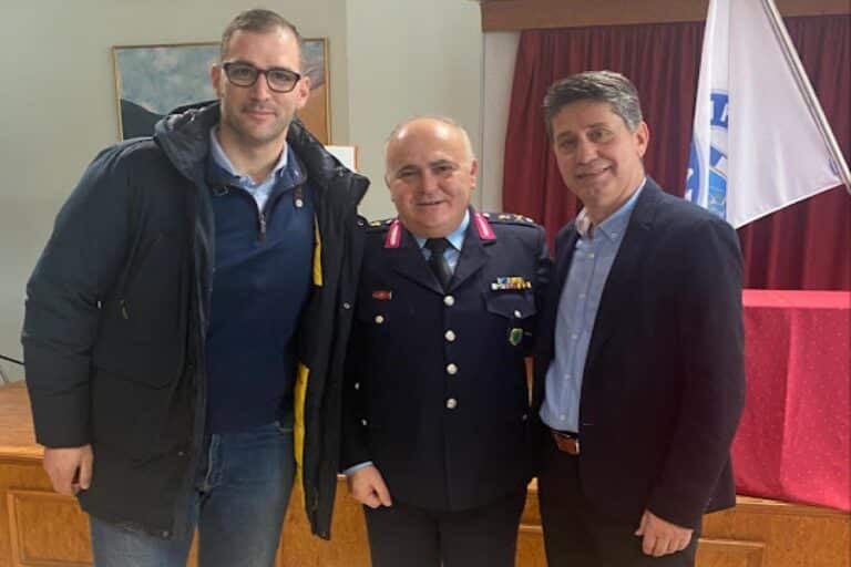 Η Ένωση Αστυνομικών Αλεξανδρούπολης συνεχάρη τον Ταξίαρχο Τσιάρα για την ανάληψη των νέων καθηκόντων του