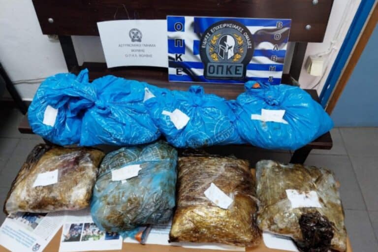 Θεσσαλονίκη: Πέταξαν οχτώ σακούλες με έξι κιλά κάνναβη από το ΙΧ και έγιναν καπνός