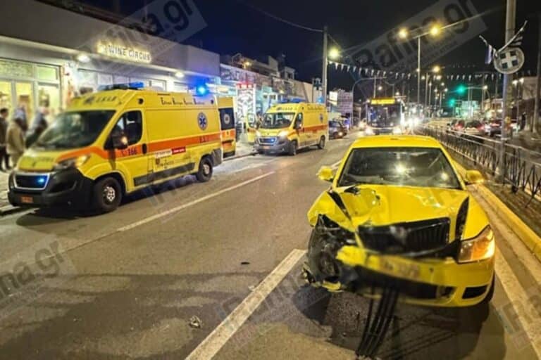 Πικέρμι: Μεθυσμένος Νιγηριανός οδηγός ταξί προκάλεσε τροχαίο και «μπούκαρε» σε ψητοπωλείο