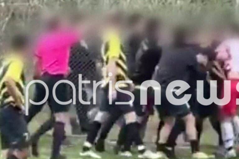 Ηλεία: Άγριο ξύλο και επεισόδια σε τοπικό αγώνα – Μπήκαν οπαδοί στο γήπεδο και χτύπησαν παίκτες (βίντεο)