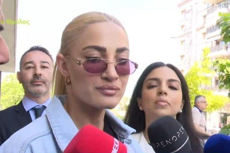 Ιωάννα Τούνη: Στο δικαστήριο για το revenge porn – Βούρκωσε μπροστά στις κάμερες (βίντεο)