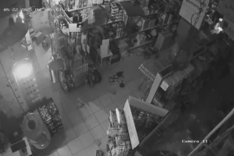 Σεισμός στην Κρήτη: Η στιγμή που «χτυπά» ο Εγκέλαδος – Νέο βίντεο από το εσωτερικό καταστήματος