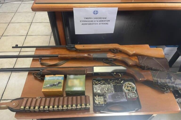 Έφοδος της ΕΛ.ΑΣ σε οικισμό στον Ασπρόπυργο – Συνελήφθη 67χρονος με όπλα και οκτώ άτομα για ρευματοκλοπή