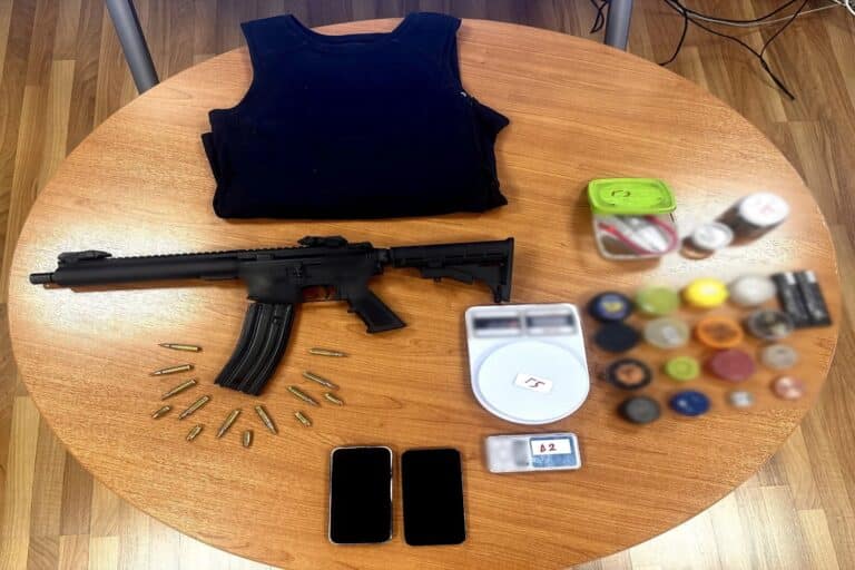 Θρακομακεδόνες: Το «ελληνικό FBI» εντόπισε πολεμικό τυφέκιο, ναρκωτικά και πλαστές πινακίδες σε σπίτι – Χειροπέδες σε δύο άτομα (βίντεο)