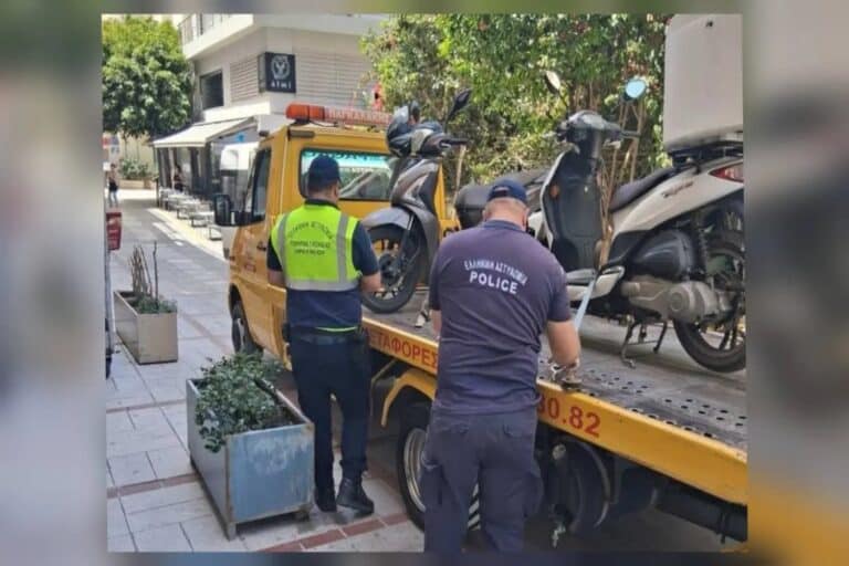 Ηράκλειο: «Σάρωσε» τους πεζόδρομους η Τροχαία – Συλλήψεις οδηγών και ακινητοποιήσεις οχημάτων