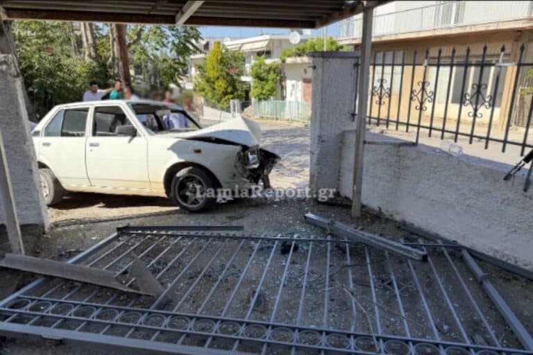 Μεθυσμένος οδηγός έπεσε σε μαντρότοιχο στη Θήβα – Τραυματίστηκαν τα δύο παιδιά του που ήταν στο αμάξι (βίντεο)