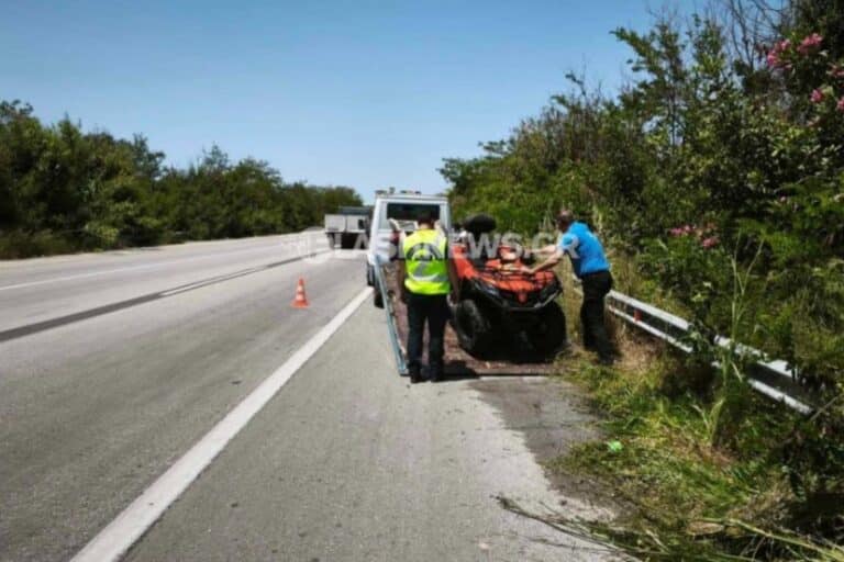Τροχαίο στον ΒΟΑΚ: Ανετράπη «γουρούνα» – Τραυματίστηκε μία γυναίκα