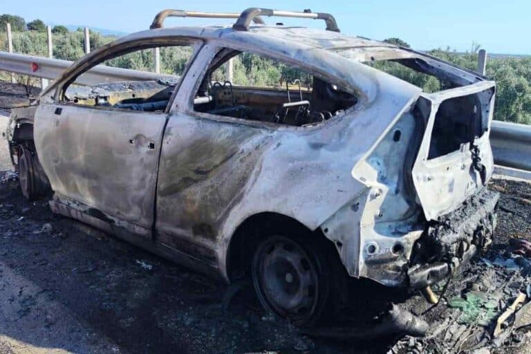 Φωτιά ξέσπασε σε αυτοκίνητο στην Ιόνια Οδό – Γλίτωσε τα χειρότερα ο οδηγός (εικόνες)