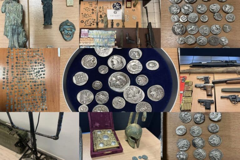 Εξαρθρώθηκαν από την ΕΛ.ΑΣ. δύο εγκληματικές οργανώσεις διεθνικού χαρακτήρα για αρχαιοκαπηλία (εικόνες)