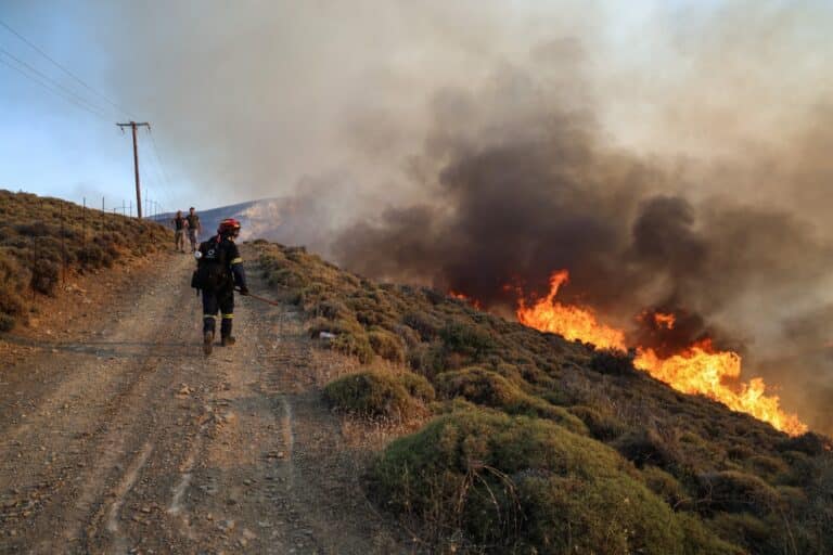 Φωτιά: Ο χάρτης πρόβλεψης κινδύνου πυρκαγιάς σήμερα 7 Ιουλίου