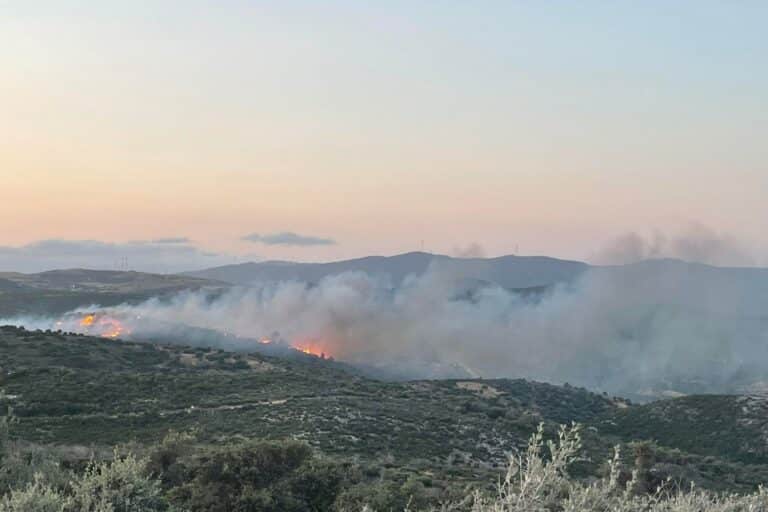 Φωτιά τώρα στην Εύβοια – Εκκενώθηκε ξενοδοχείο, ήχησε το 112