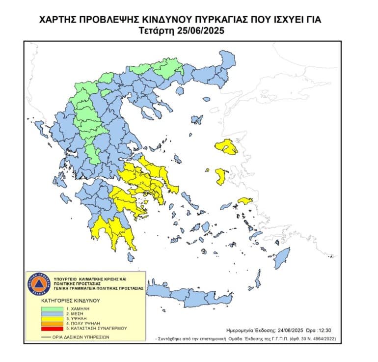 kindynos pyrkagias