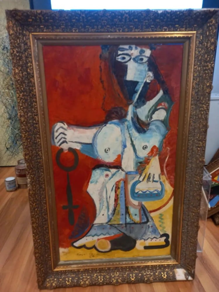 ο επίμαχος πίνακας του «πικάσο»