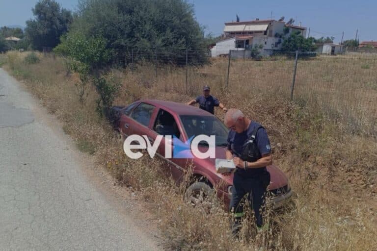 Τροχαίο στην Εύβοια: Αυτοκίνητο έπεσε σε χαντάκι – Συνελήφθη ο μεθυσμένος οδηγός