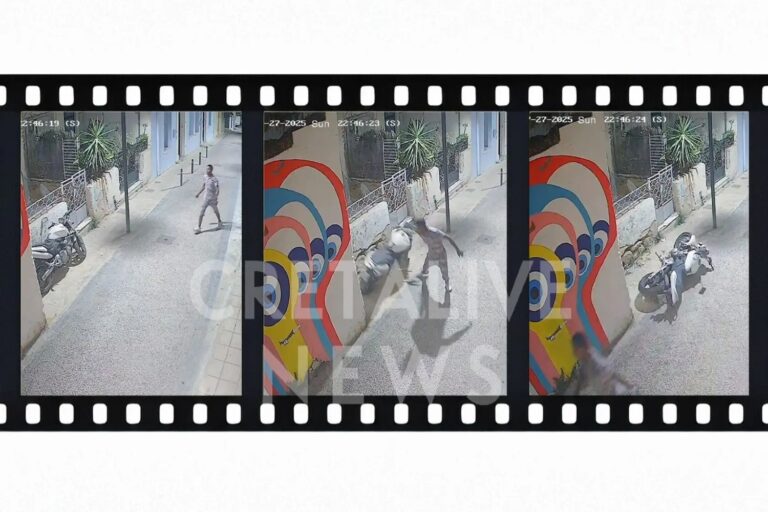 Απίστευτες σκηνές στο Ηράκλειο: Πακιστανός αναποδογύρισε μηχανή, κλωτσούσε και έβριζε (βίντεο)