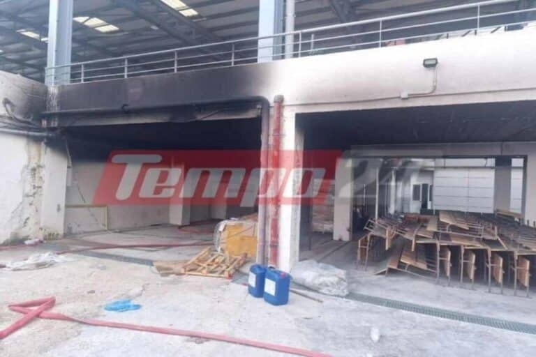 Πάτρα: Σοβαρές ζημιές μετά την φωτιά στο νοσοκομείο «Άγιος Ανδρέας» (εικόνες)