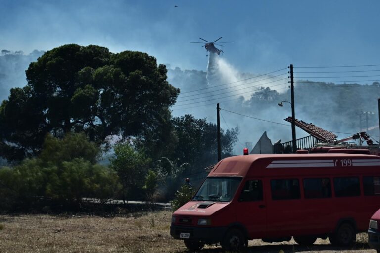 Κορωπί: Βίντεο δείχνει πώς ξεκίνησε η φωτιά από πυλώνα ηλεκτροδότησης