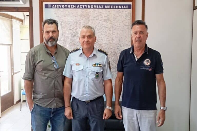 Μεσσηνία: Τον Αστυνομικό Διευθυντή επισκέφθηκε ο Γρηγόρης Κωστόπουλος – Συζητήθηκαν οι τομείς παραβατικότητας