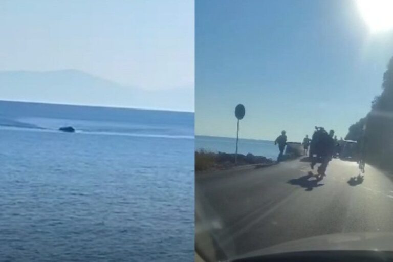 Σάμος: Απίστευτο συμβάν – Παράνομοι μετανάστες διέκοψαν την κυκλοφορία σε κεντρικό δρόμο (βίντεο)