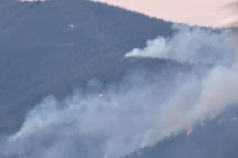 Μαίνεται η μεγάλη φωτιά στη Θάσο σε δύο μέτωπα – Καταστράφηκε επιχείρηση, εκκενώθηκαν ξενοδοχεία (βίντεο)