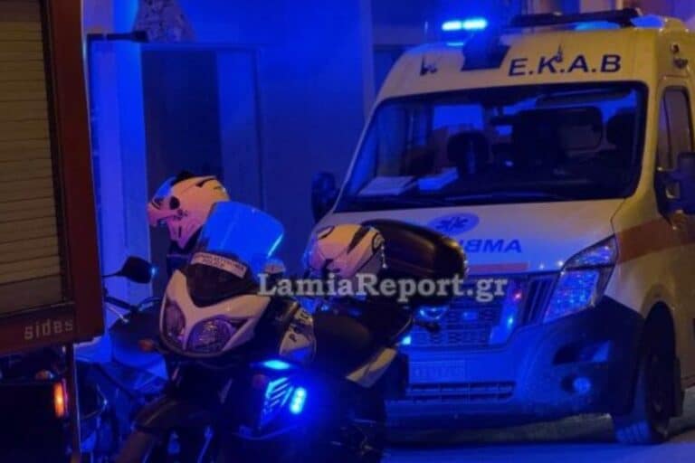 Λαμία: Ηλικιωμένη απεγκλωβίστηκε τραυματισμένη από το διαμέρισμά της (βίντεο)