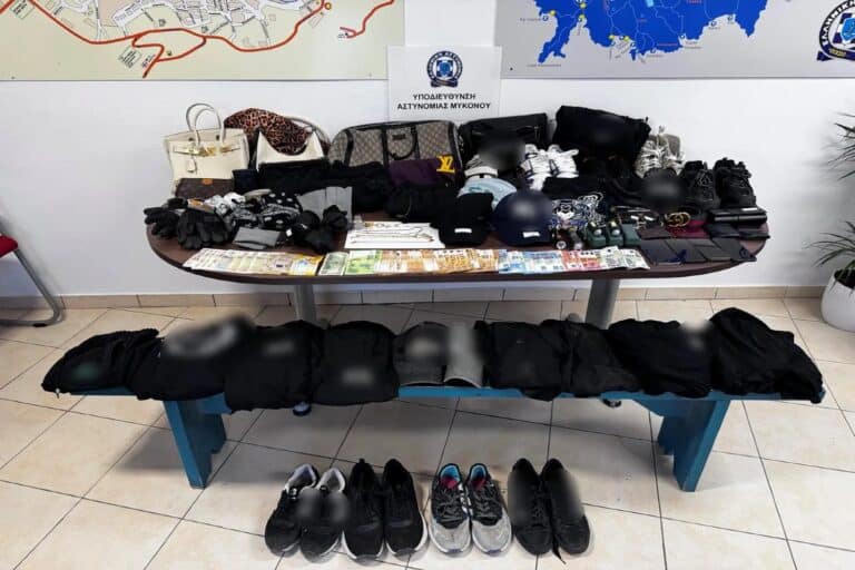 Μύκονος: Εξαρθρώθηκε συμμορία διαρρηκτών – Συνελήφθησαν τέσσερις αλλοδαποί, εξιχνιάστηκαν συνολικά 13 περιπτώσεις