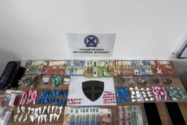 Μύκονος: Διπλό «χτύπημα» στη μαφία της διακίνησης ναρκωτικών – Συνελήφθησαν πέντε άτομα