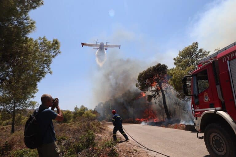 Θεσσαλονίκη: Φωτιά τώρα στη Μεγάλη Βόλβη- Οι πρώτες πληροφορίες (βίντεο)
