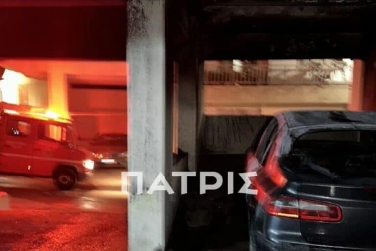 Ηράκλειο: Εμπρησμός τα ξημερώματα σε ΙΧ σε πυλωτή πολυκατοικίας – Σοβαρές ζημιές σε διαμερίσματα