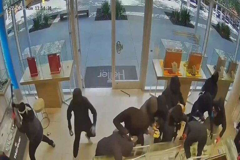 Απίστευτη ληστεία στην Καλιφόρνια: 25 άτομα εισβάλλουν σε κοσμηματοπωλείο και σκορπούν πανικό