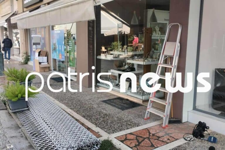 Αμαλιάδα: Κινηματογραφική διάρρηξη σε κοσμηματοπωλείο – «Άδειασαν» το κατάστημα σε λιγότερο από δύο λεπτά