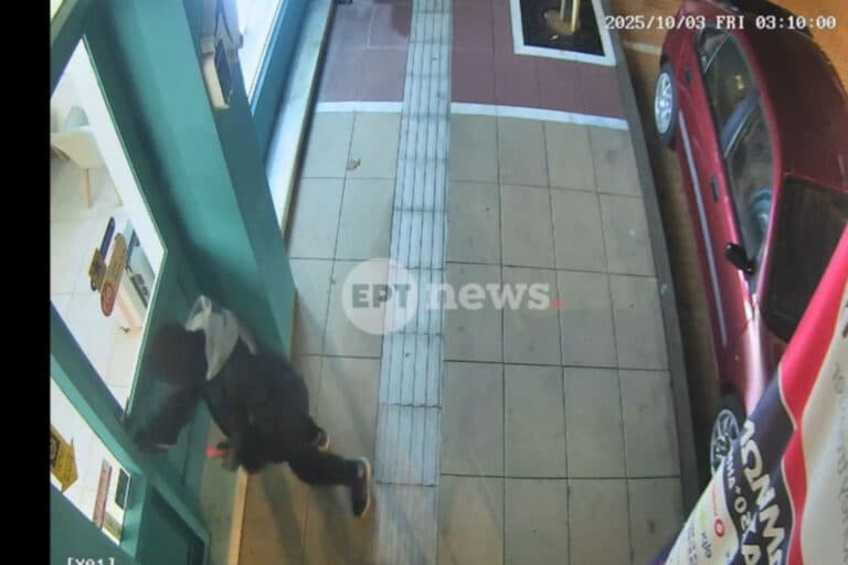 Διάρρηξη σε κατάστημα στην Καλαμάτα – Καρέ καρέ η δράση των διαρρηκτών (βίντεο) 
