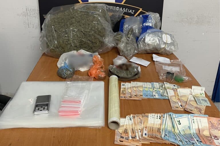 Άγιος Παντελεήμονας: Νεαροί συνελήφθησαν με πάνω από έξι κιλά κάνναβης – Γνώριμοι των Αρχών οι δράστες