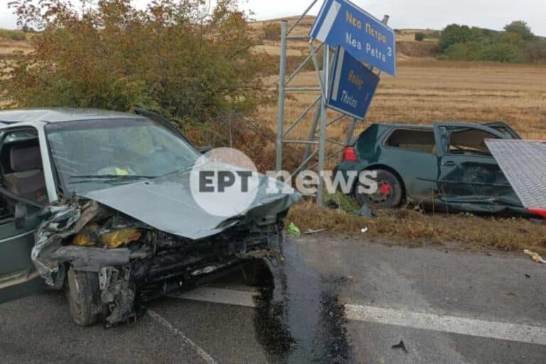 Τραγωδία στις Σέρρες: Κατέληξε η 77χρονη που είχε τραυματιστεί σοβαρά σε σφοδρό τροχαίο