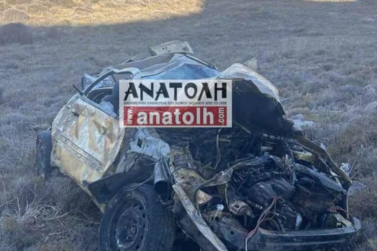 Φριχτό τροχαίο με έναν νεκρό στην Κρήτη – Αυτοκίνητο έπεσε σε γκρεμό
